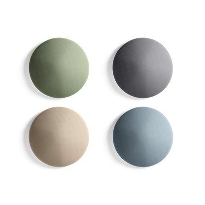 Lydabsorbent POLY, buet sirkel, Ø705 T170 mm, veggmontert, grønn