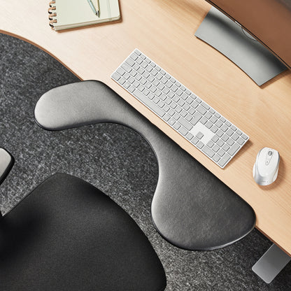 Underarmsstøtte til skrivebord, svart