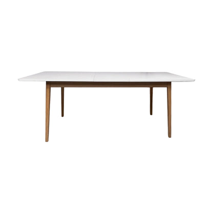 Justerbart spisebord, 160-200 cm, laminat og eik