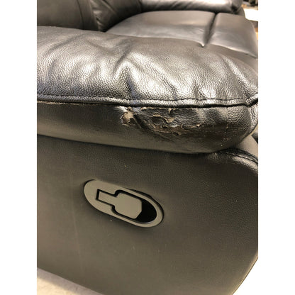 Mora 2-seter sofa fra A-Møbler, Hud/PVC