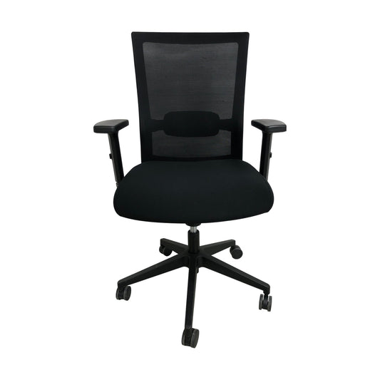 Kontorstol med justerbare armlener og sete