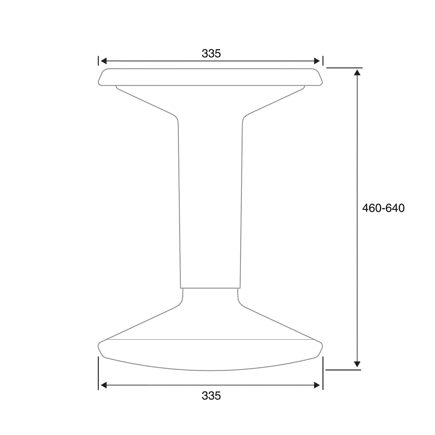 Balansekrakk UP fra AJ Produkter, rød