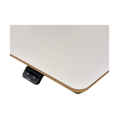 Elektrisk hev/senk skrivebord 130x80 cm, grå laminat, Edsbyn