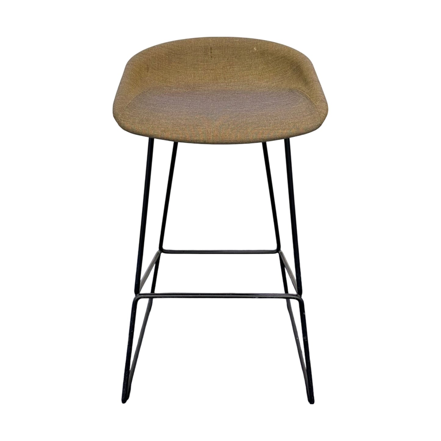 HAY About A Stool, barstol i grønn/gul