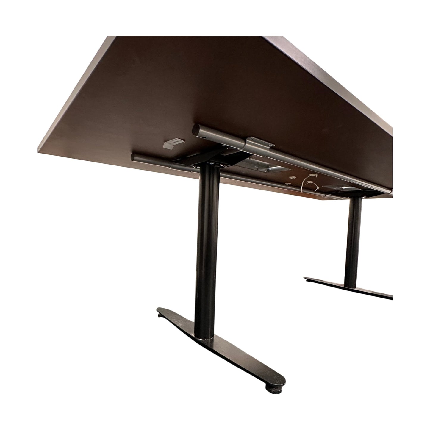 Møtebord i hvit laminat fra Edsbyn, 240x100 cm