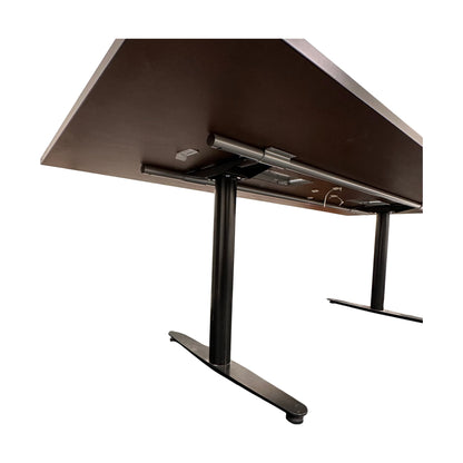 Møtebord i hvit laminat fra Edsbyn, 240x100 cm