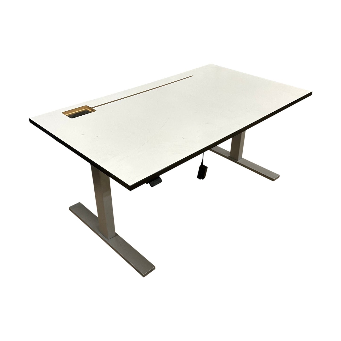 El hev/senk bord fra Linak, hvit, 140x80 cm