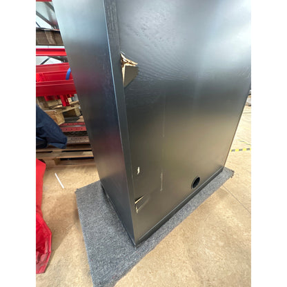 (80x45x120) Slagdørskap i svart