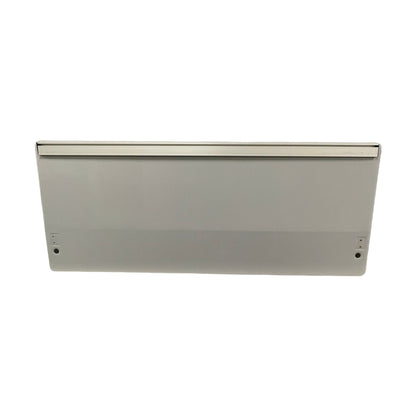 Bordhengt bordskjerm fra Götessons, 160x4x66 cm, gråblå