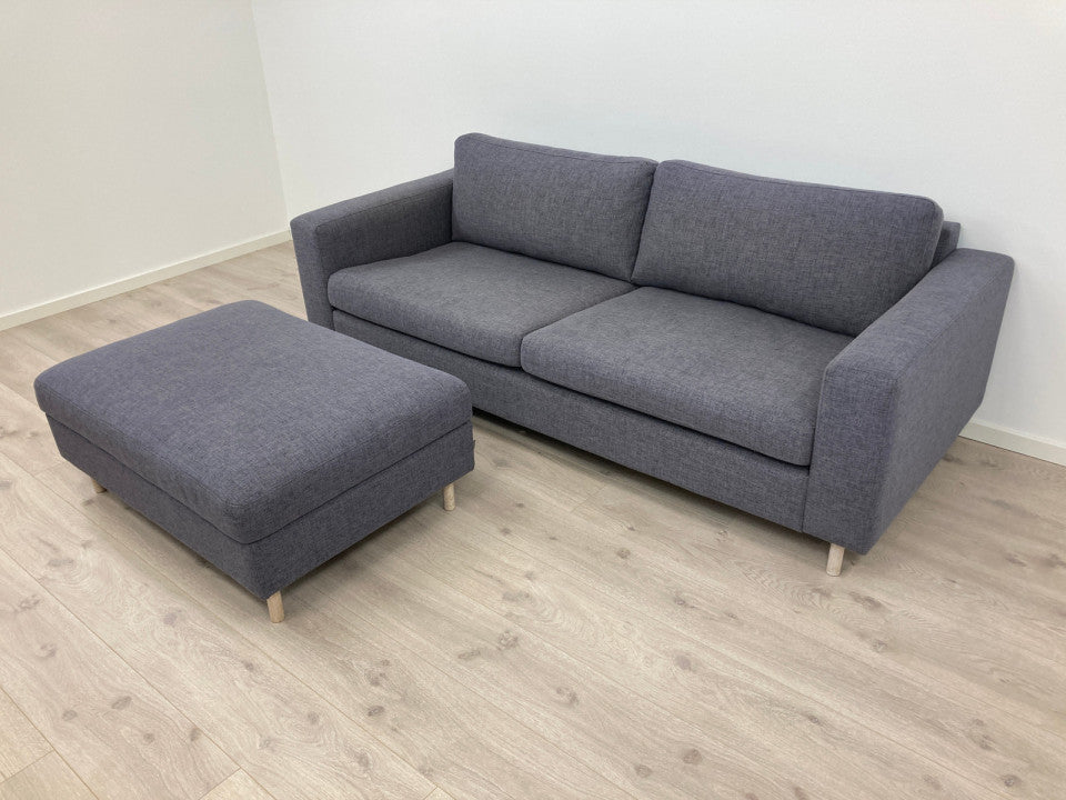 Nyrenset | Bolia Scandinavia 2.5 pers sofa m/ puff med oppbevaring