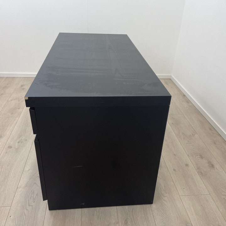 IKEA Malm skrivebord i sort