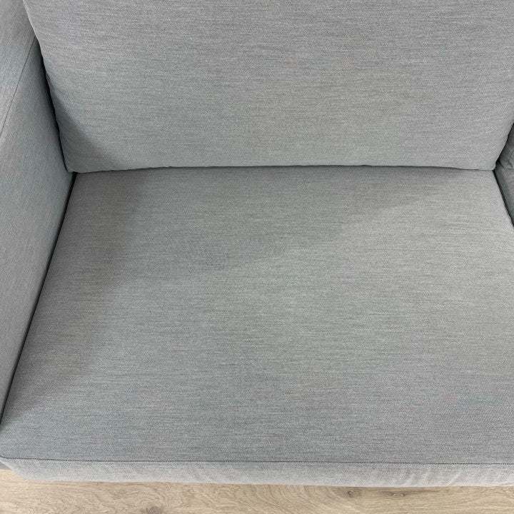 Nyrenset | Grå IKEA Karlstad 3-seter sofa