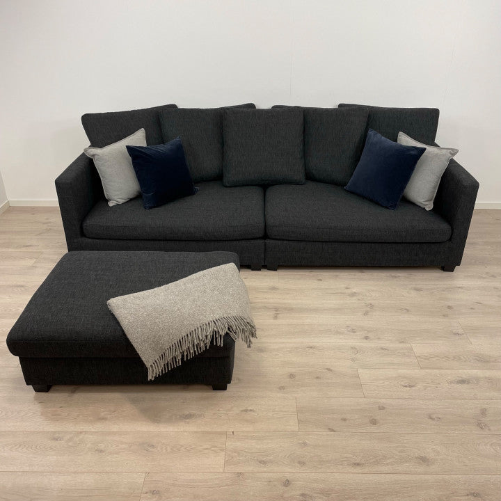 Nyrenset | Habitat Viking 3-seter sofa m/ puff