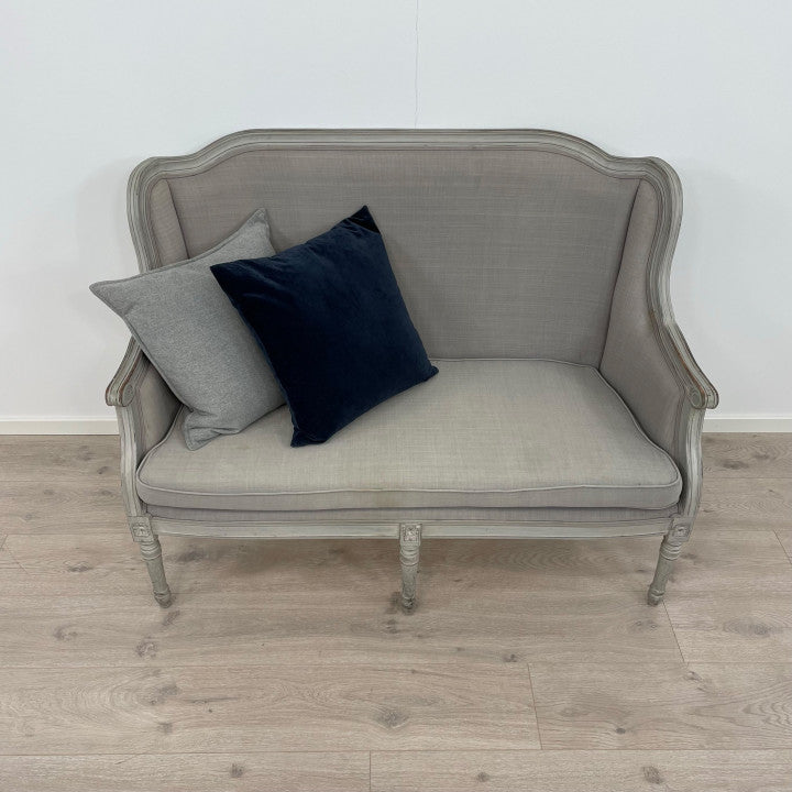 Nyrenset | Retro/vintage 2-seter sofa med treramme KAST
