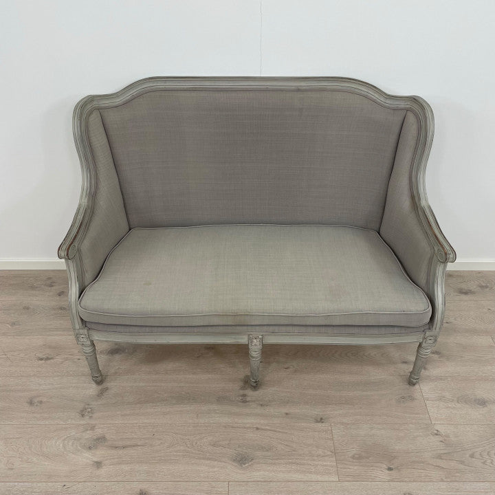 Nyrenset | Retro/vintage 2-seter sofa med treramme KAST