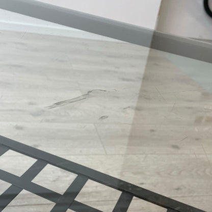 Moderne sofabord med glassplate
