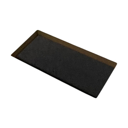 Møtebord i grå med svart understell, 240x100 cm