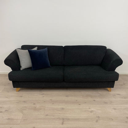 Sort 3-seter sofa