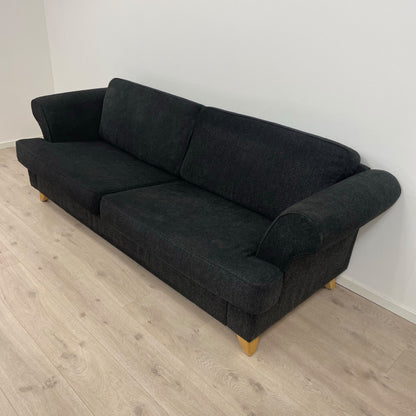 Sort 3-seter sofa