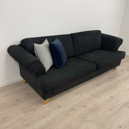 Sort 3-seter sofa