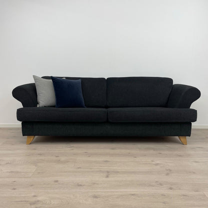 Sort 3-seter sofa