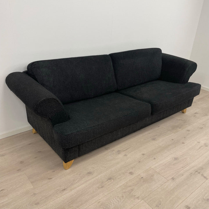 Sort 3-seter sofa