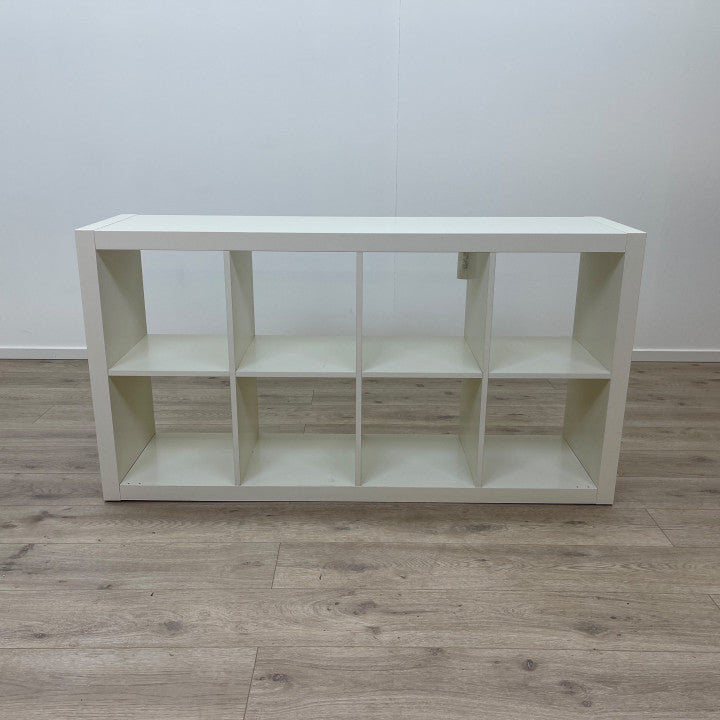 IKEA Kallax hylle med 8 hylleseksjoner