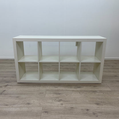 IKEA Kallax hylle med 8 hylleseksjoner