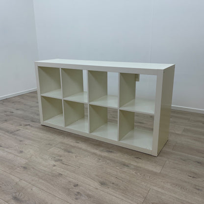 IKEA Kallax hylle med 8 hylleseksjoner