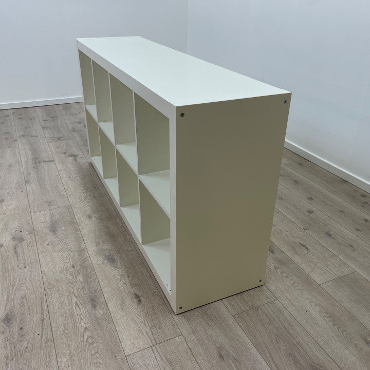 IKEA Kallax hylle med 8 hylleseksjoner