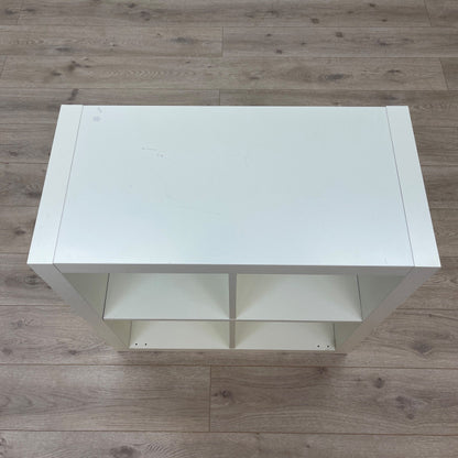 IKEA Kallax hylle med 4 hylleseksjoner