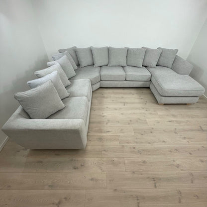 Nyrenset | Stor u-sofa med sjeselong fra Møbelringen