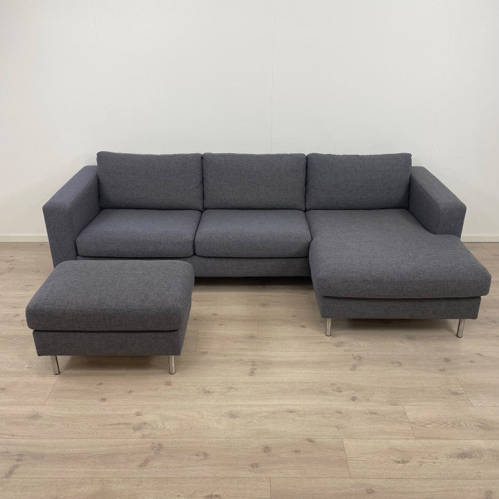 Nyrenset | Habitat Arctic sjeselongsofa med puff