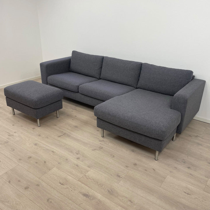 Nyrenset | Habitat Arctic sjeselongsofa med puff