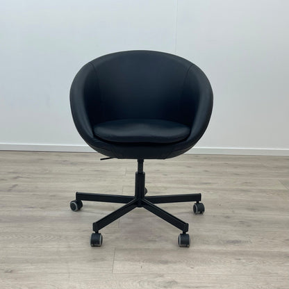 Nyrenset | IKEA Skruvsta kontorstoler med hev/senk, Idhult svart