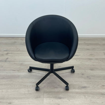 Nyrenset | IKEA Skruvsta kontorstoler med hev/senk, Idhult svart