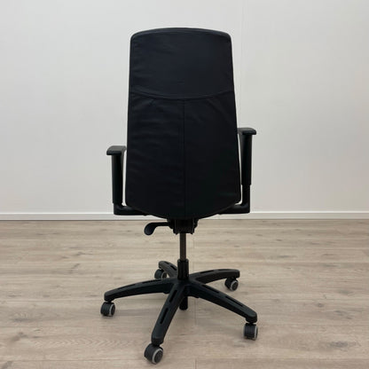IKEA Volmar kontorstol i skinn