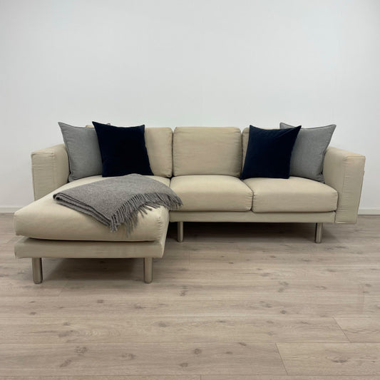 Nyrenset | Beige IKEA Norsborg sjeselongsofa