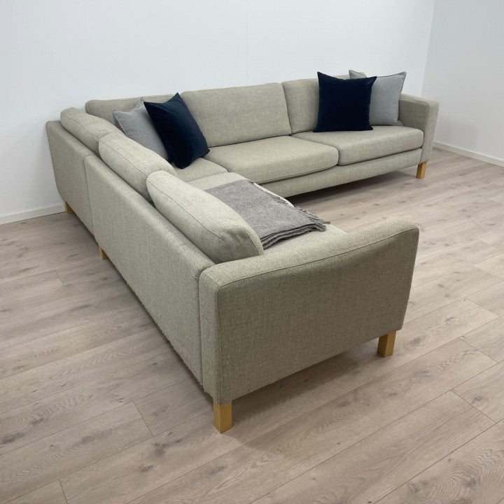 Nyrenset | Beige IKEA Karlstad hjørnesofa