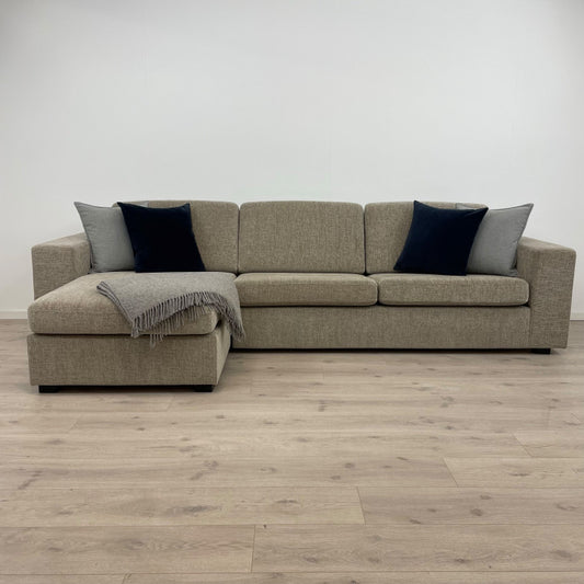 Nyrenset | Beige Violante sjeselongsofa