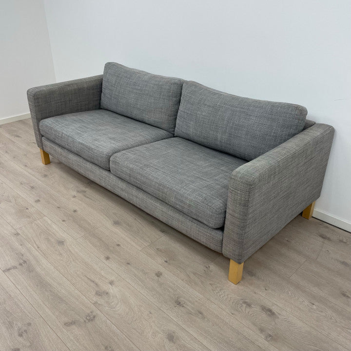 Nyrenset | Grå IKEA Karlstad 3-seter sofa