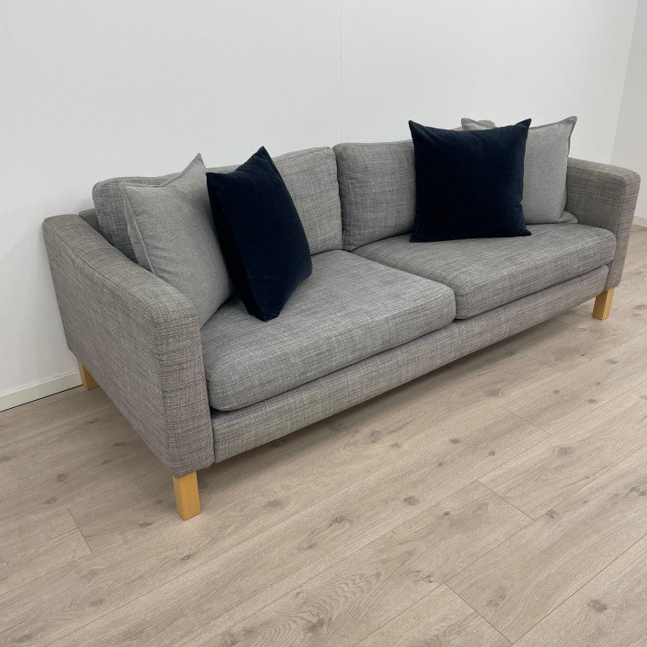 Nyrenset | Grå IKEA Karlstad 3-seter sofa