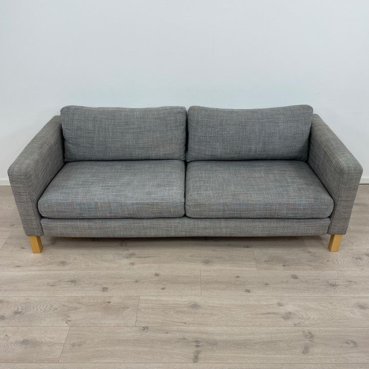 Nyrenset | Grå IKEA Karlstad 3-seter sofa