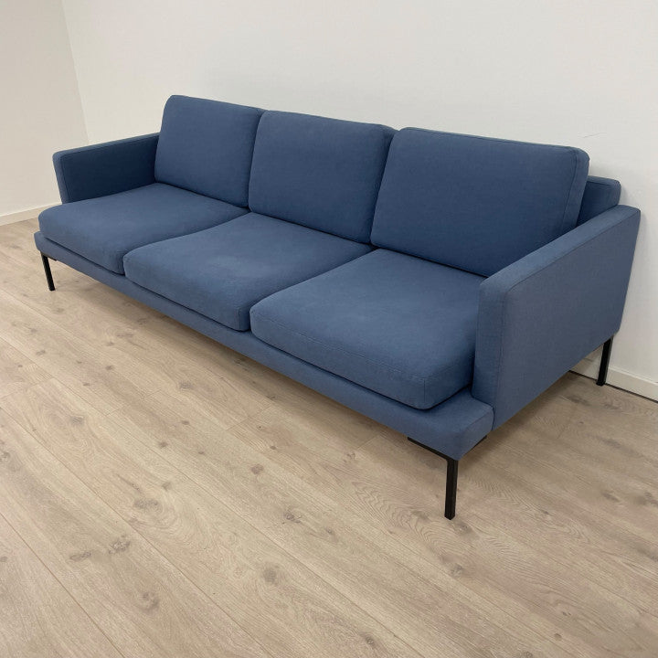 Nyrenset | Blå SITS 3-seter sofa