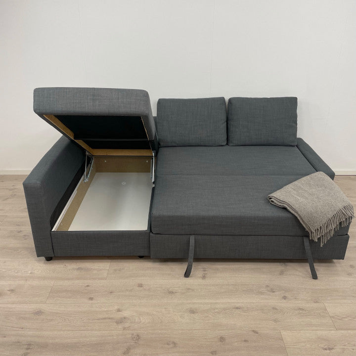 Nyrenset | Vendbar IKEA Friheten sovesofa med oppbevaring