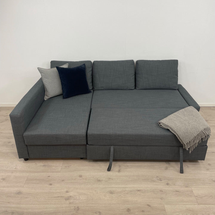 Nyrenset | Vendbar IKEA Friheten sovesofa med oppbevaring