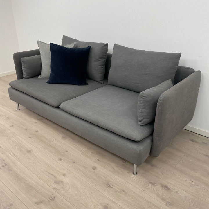 Nyrenset | Grå IKEA Söderhamn 3-seter sofa