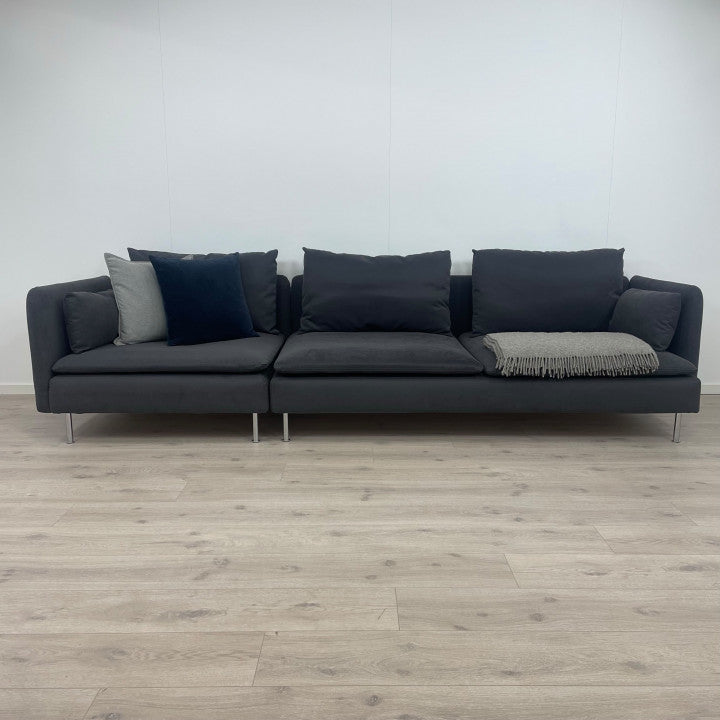 Nyrenset | Mørk IKEA Söderhamn 3-seter sofa/modulsofa