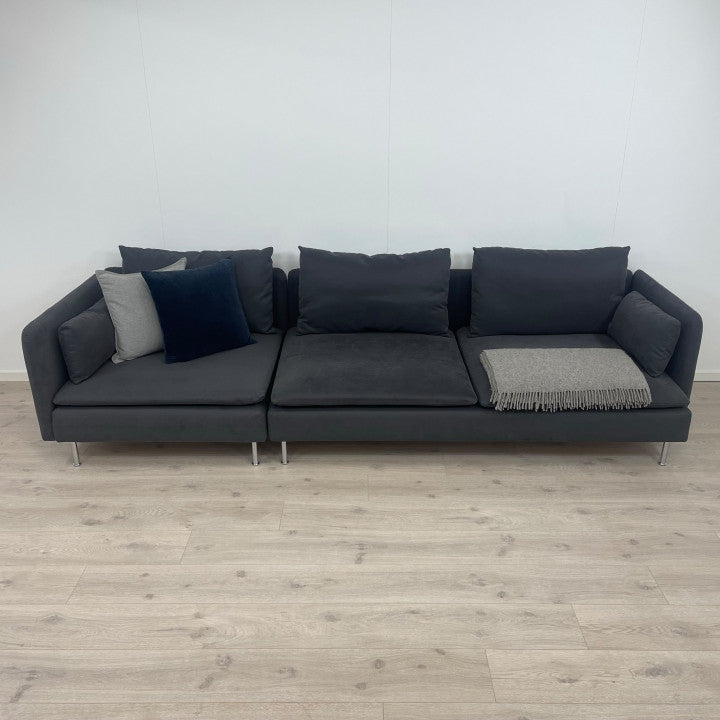 Nyrenset | Mørk IKEA Söderhamn 3-seter sofa/modulsofa