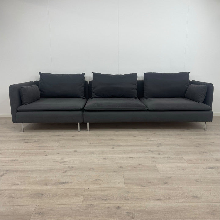 Nyrenset | Mørk IKEA Söderhamn 3-seter sofa/modulsofa